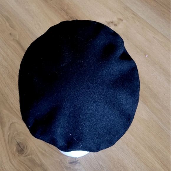 Vintage Greek Fisherman\'s Black‎ Wool Hat